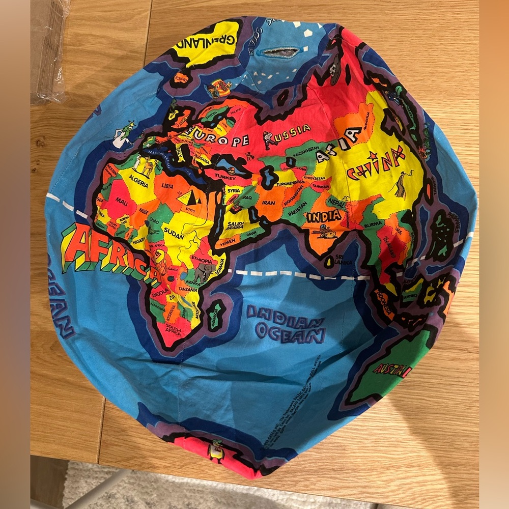 Vintage Balzac Balloon Earth Ball